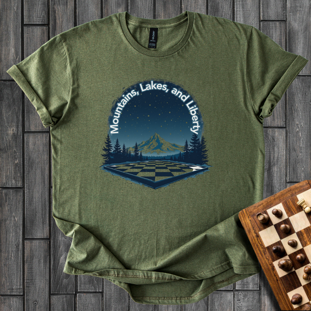 Mountains, Lakes, And Liberty T-Shirt
