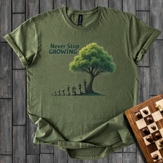Never Stop Growing T-Shirt