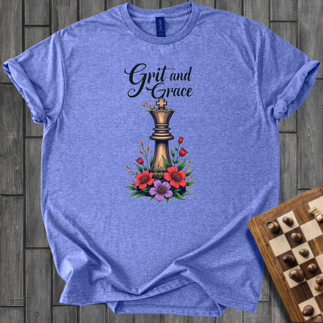 Queenly Elegance Chess T-Shirt
