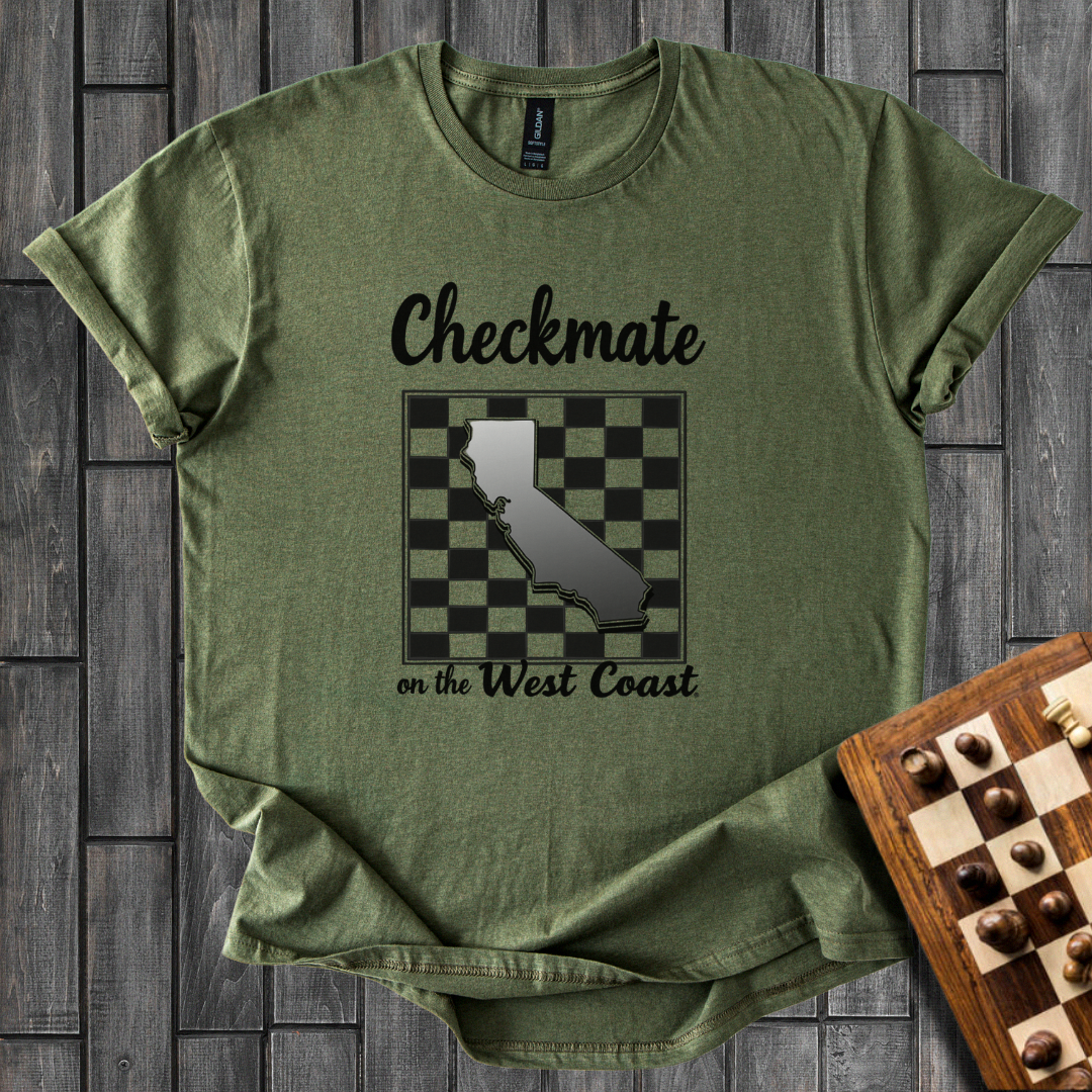 Checkmate on The West Coast Chess T-Shirt
