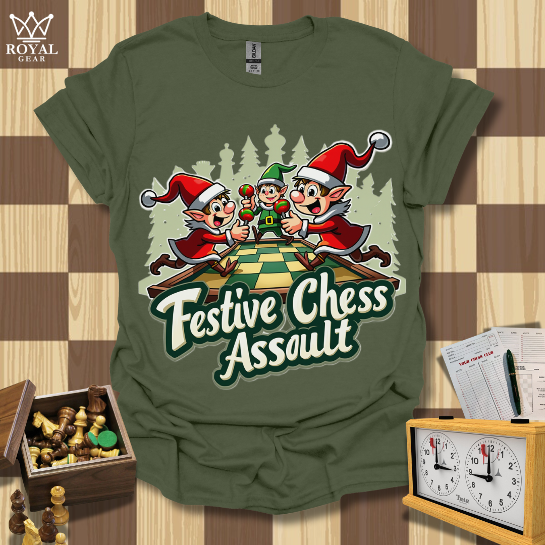 Jolly Elf Chess T-Shirt