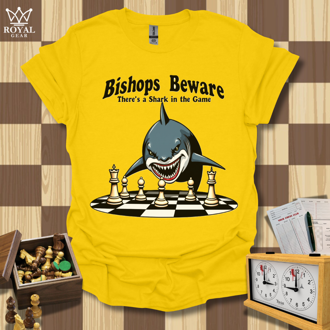 Shark Attack Chess T-Shirt