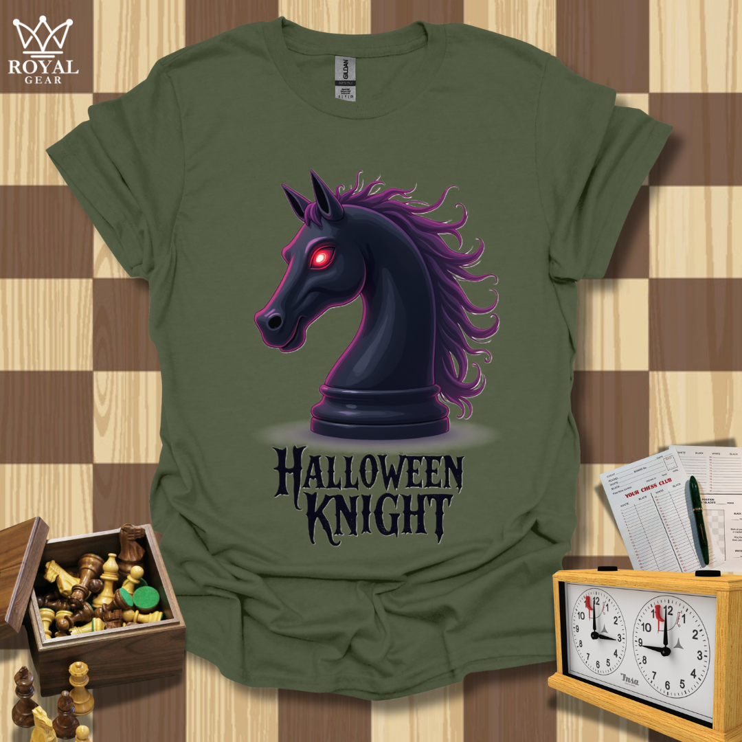 Halloween Knight Chess T-Shirt