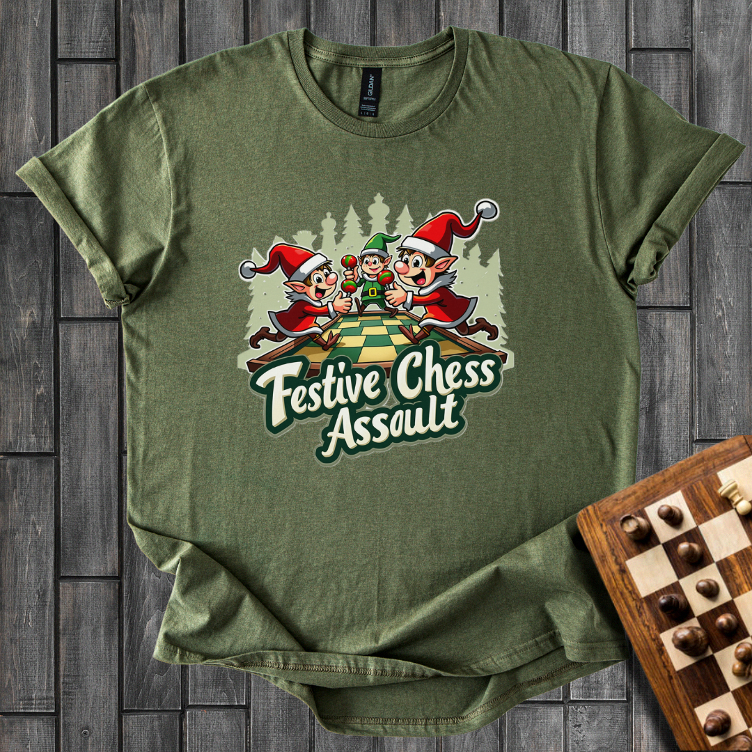 Jolly Elf Chess T-Shirt
