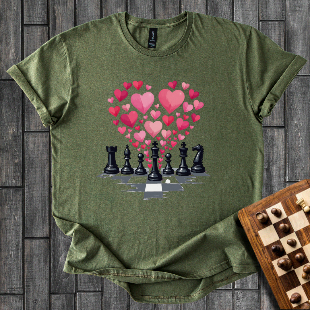 Love Conquers All Chess T-Shirt