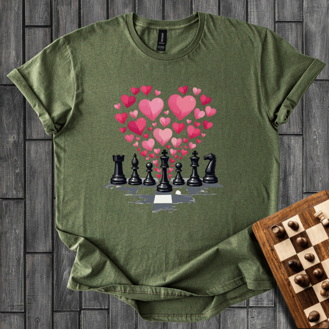 Love Conquers All Chess T-Shirt