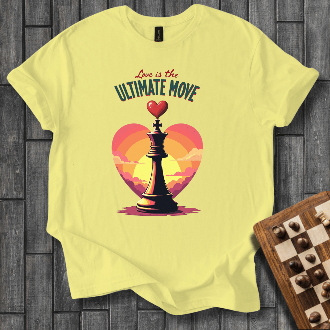 Sunset Love Chess T-Shirt