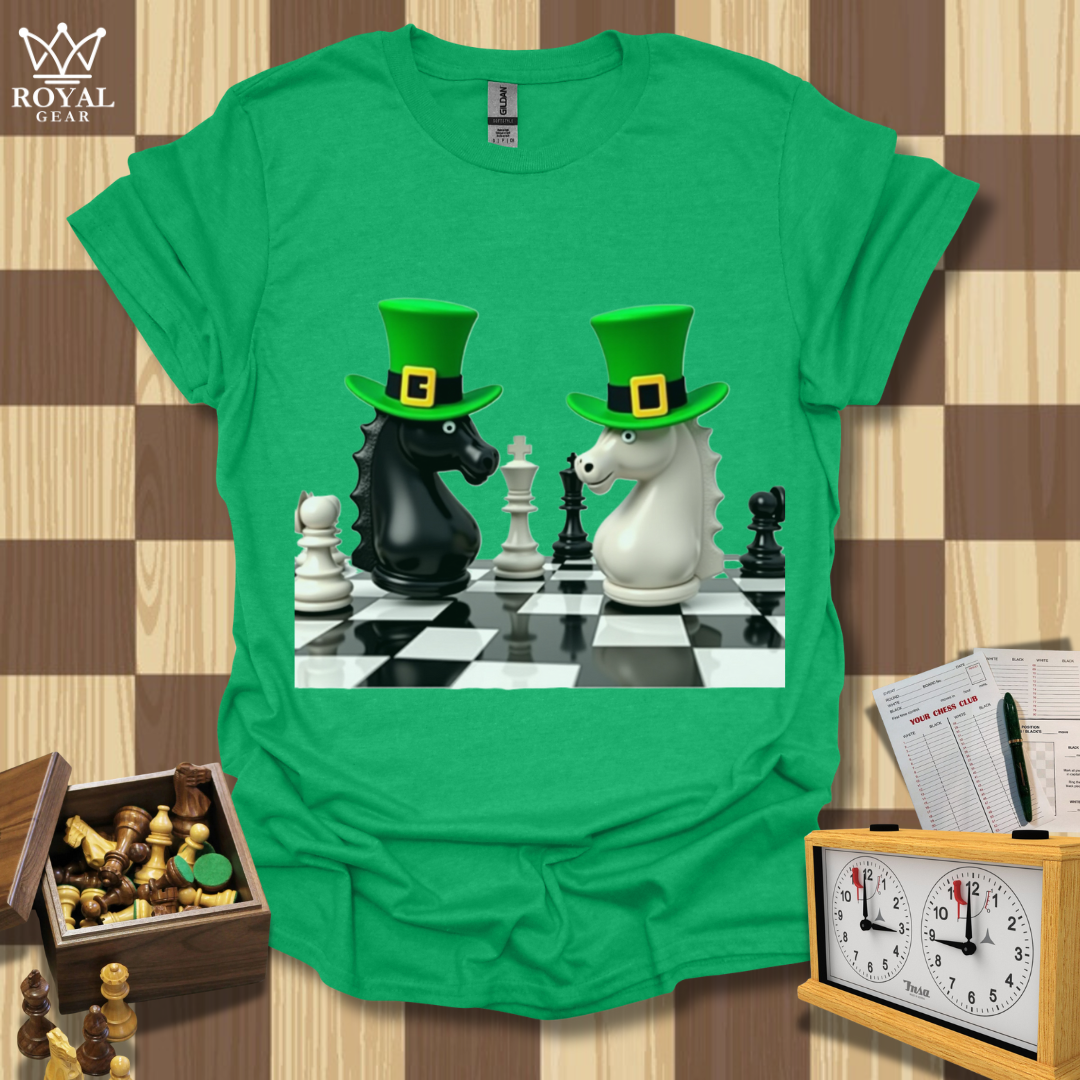 St. Patrick`s Day Knights Chess T-Shirt