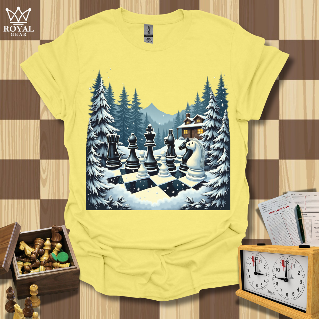 Winter Strategy Chess T-Shirt