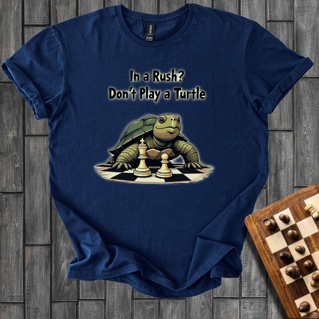 Turtle Tactician Chess T-Shirt