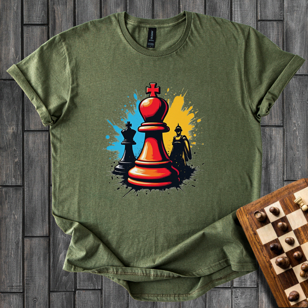 Vivid Chess Bishop T-Shirt