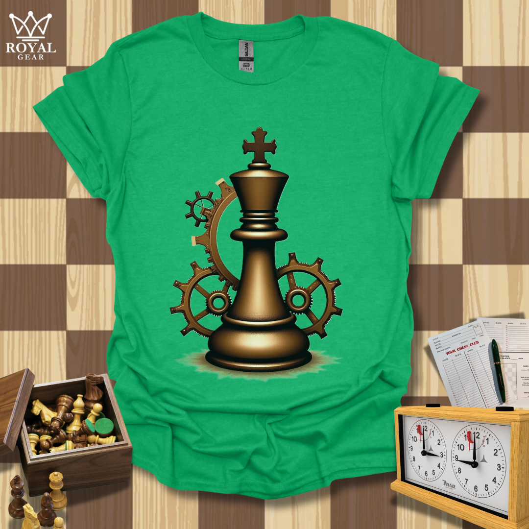 Steampunk Chess King T-Shirt