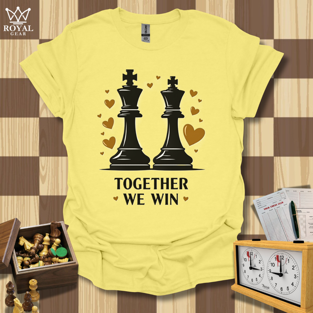 Together We Win Chess T-Shirt