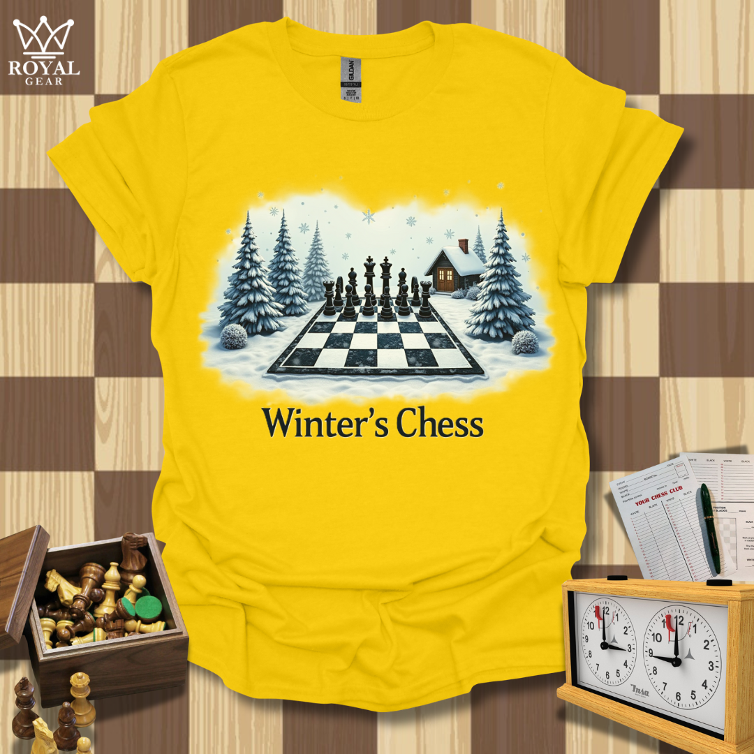 Winter Stage Setting Chess T-Shirt