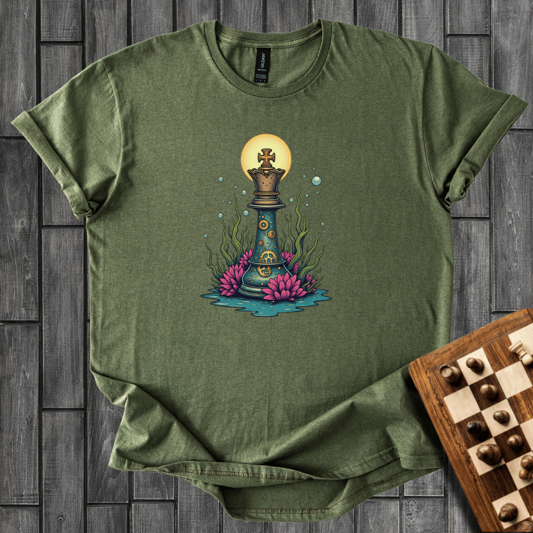 Steampunk Reef Chess T-Shirt