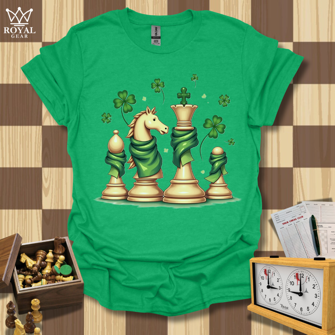 St. Patrick's Day Chess Pieces T-Shirt