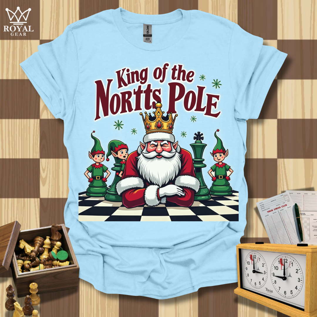 King of the Arctic Throne Chess T-Shirt