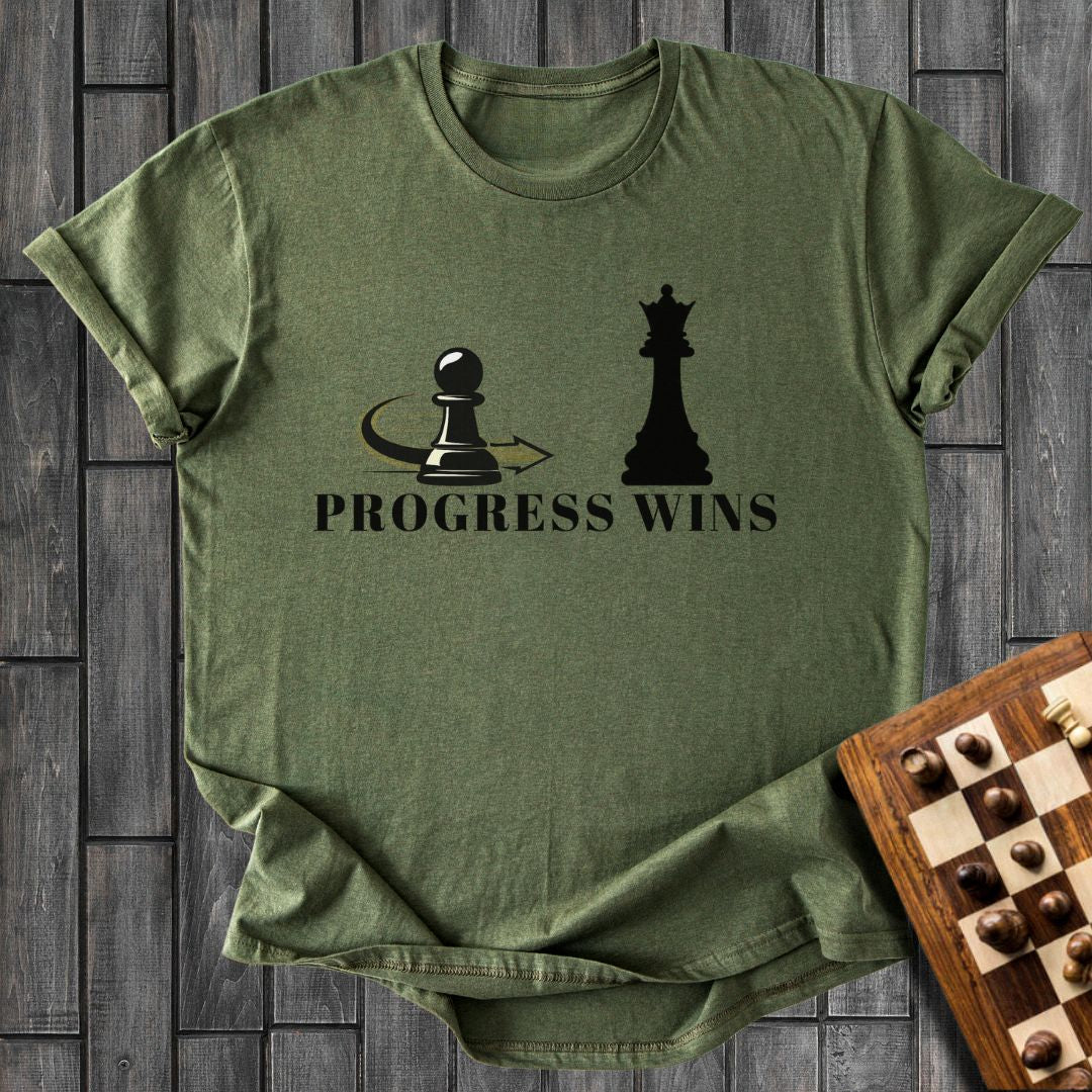 Progress Wins T-Shirt