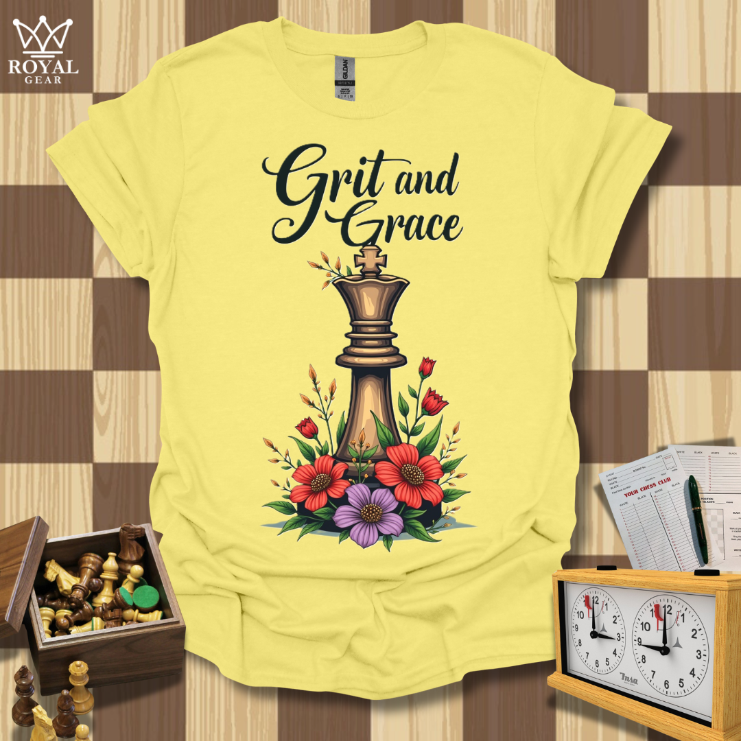 Queenly Elegance Chess T-Shirt