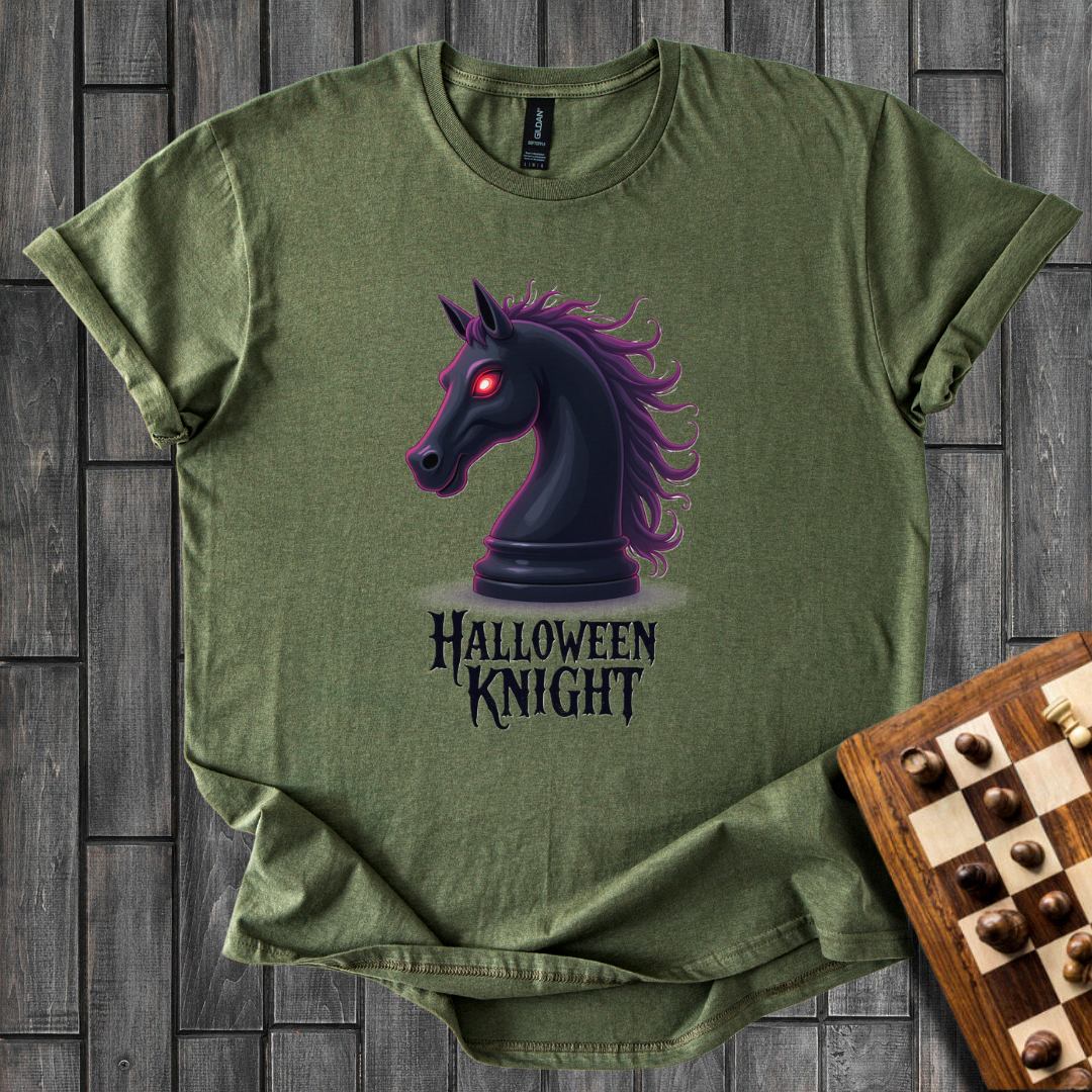 Halloween Knight Chess T-Shirt