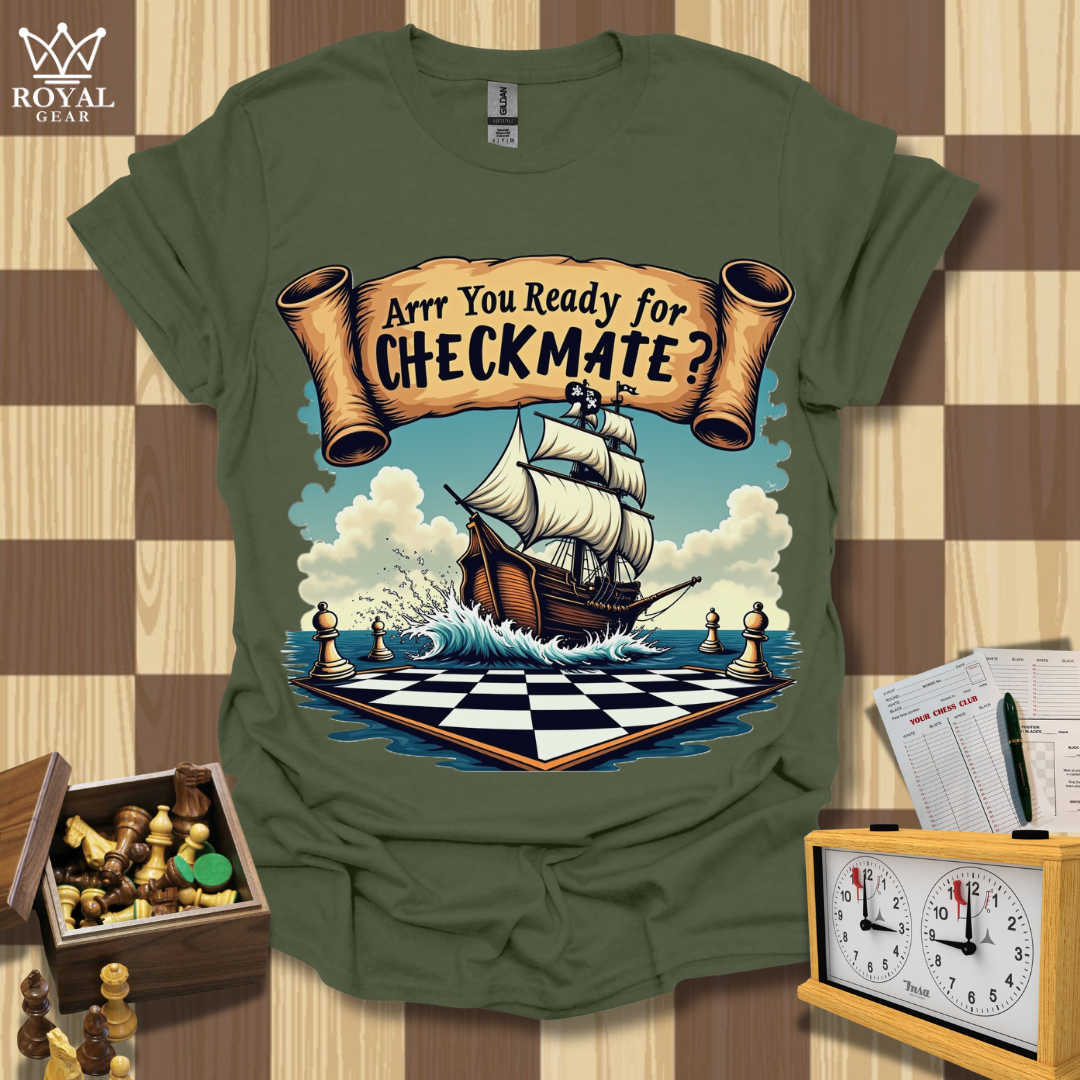 Arrr Pirat Checkmate Chess T-Shirt