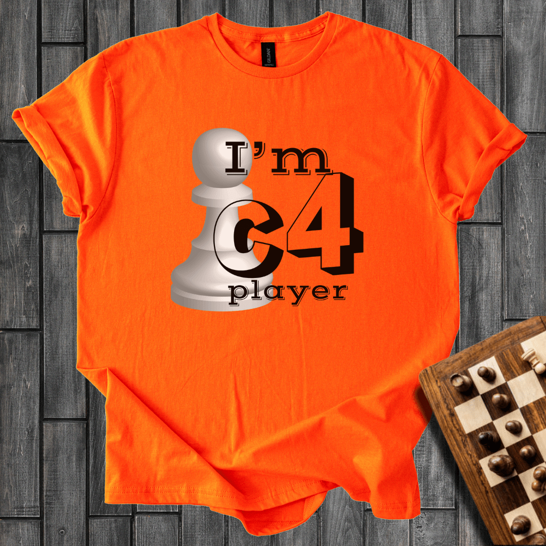 c4 Player Chess T-Shirt