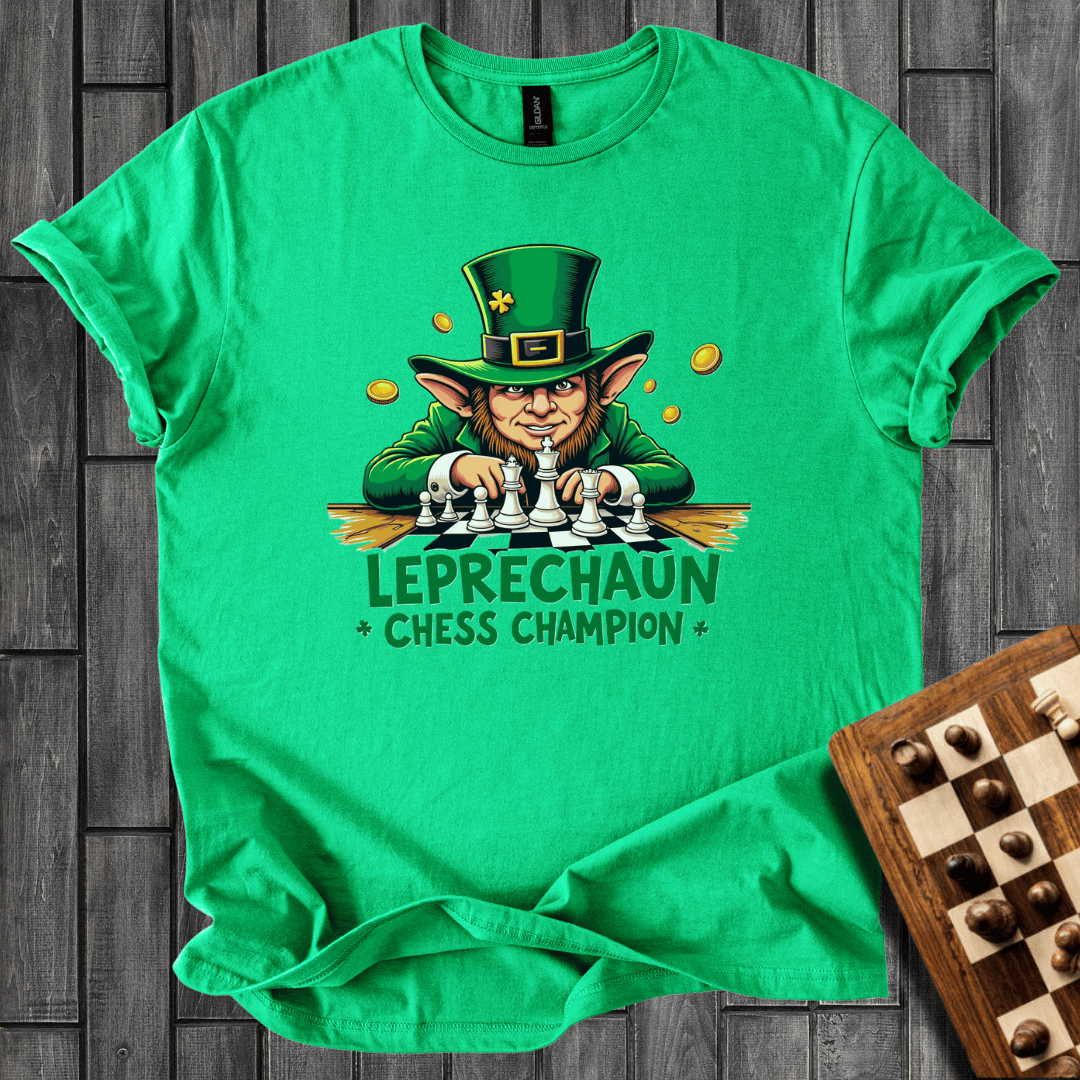 Leprechaun Chess Champion T-Shirt
