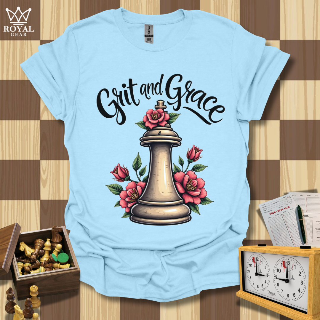 Blossoming Of The Queen Chess T-Shirt