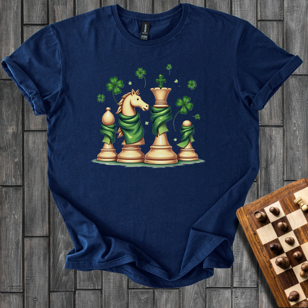 St. Patrick's Day Chess Pieces T-Shirt
