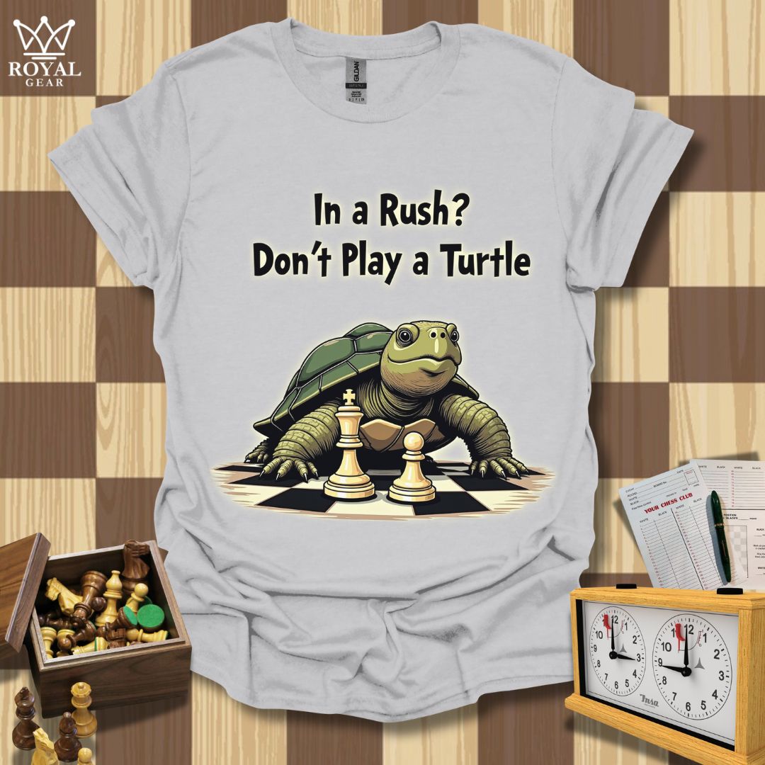 Turtle Tactician Chess T-Shirt