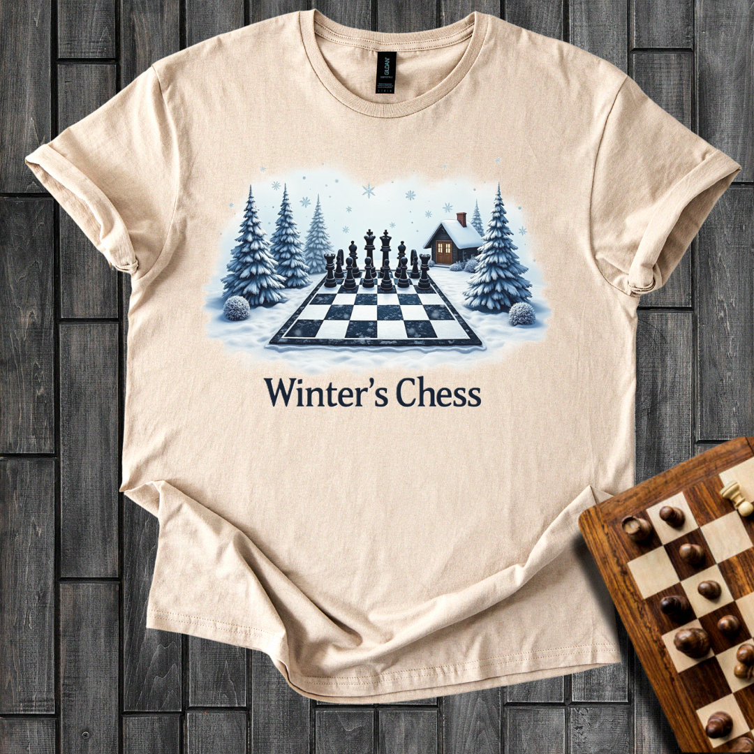Winter Stage Setting Chess T-Shirt