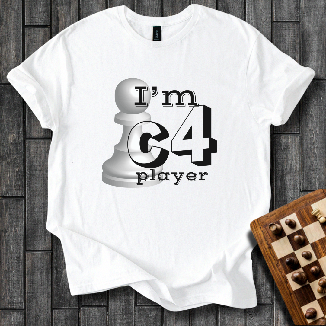 c4 Player Chess T-Shirt