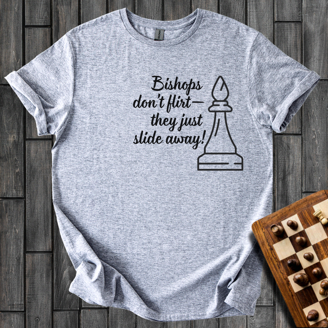 The Bishop’s Love Life Chess T-Shirt