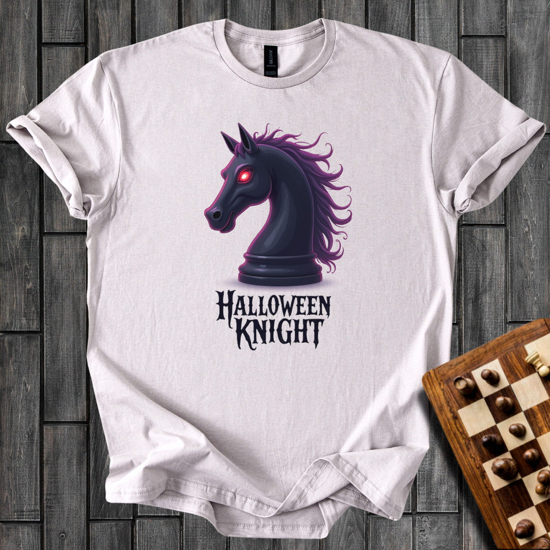 Halloween Knight Chess T-Shirt