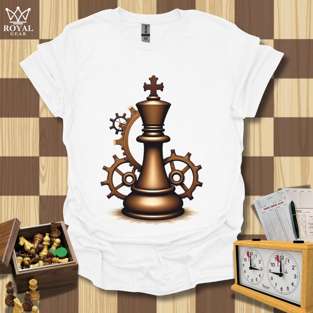 Steampunk Chess King T-Shirt