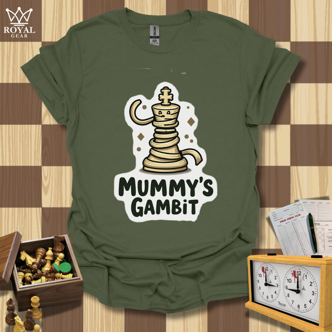 Mummy's Gambit Chess T-Shirt