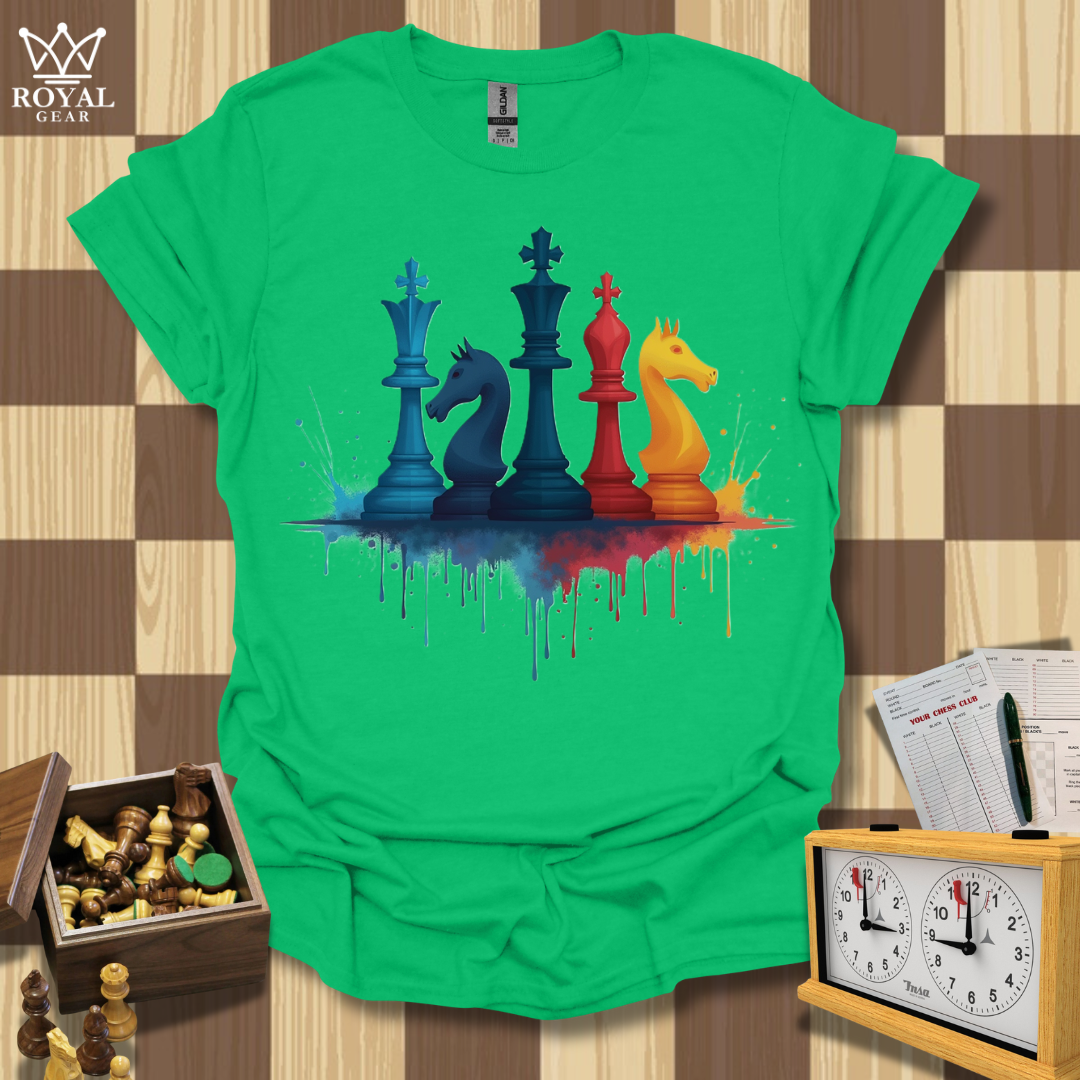 Multicolored Chess T-Shirt