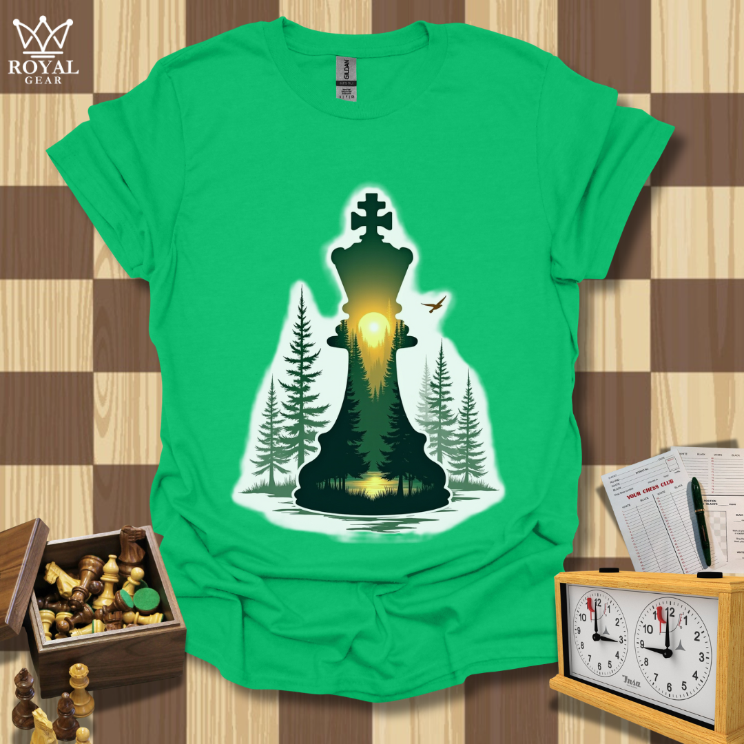 Majestic Dawn Chess King T-Shirt