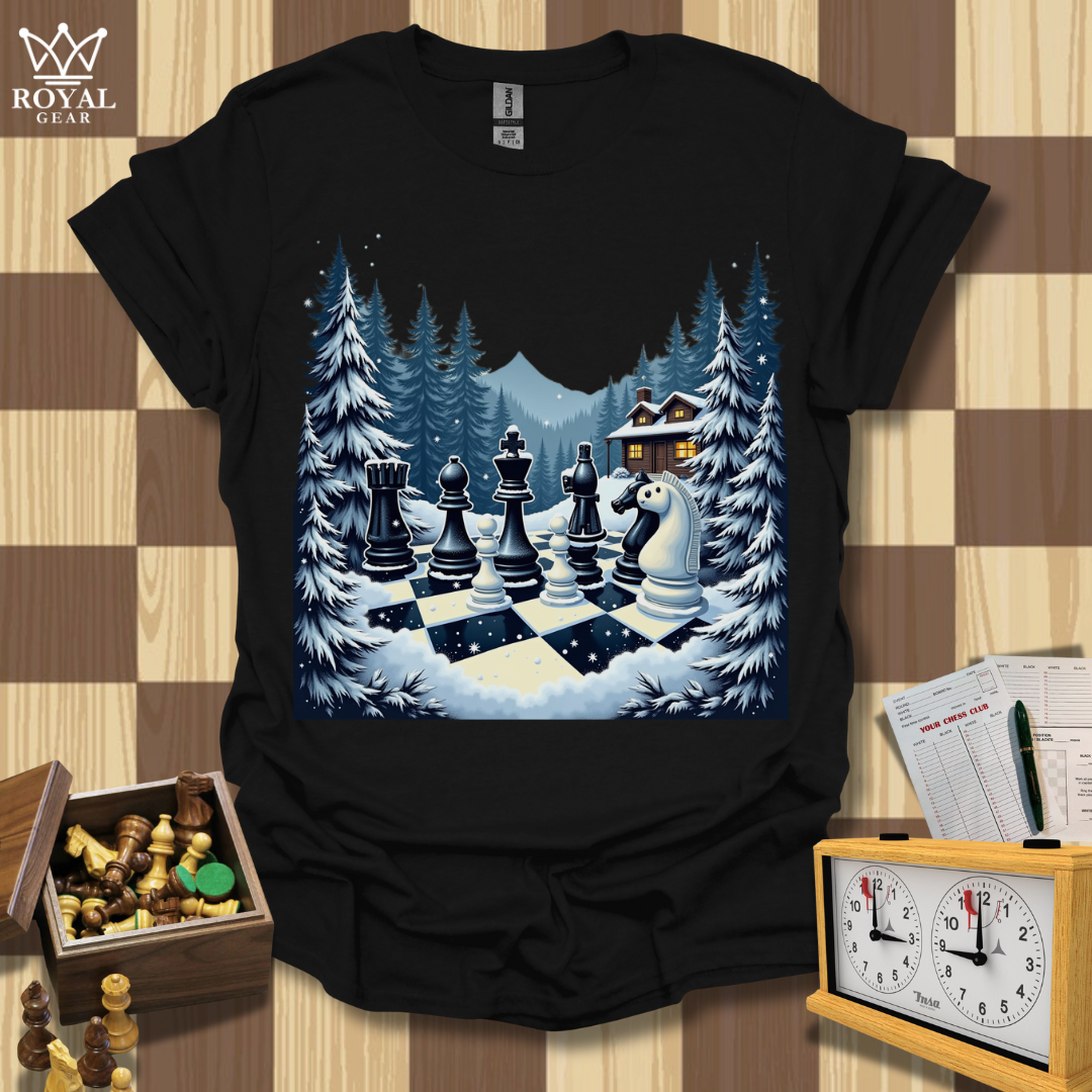 Winter Strategy Chess T-Shirt