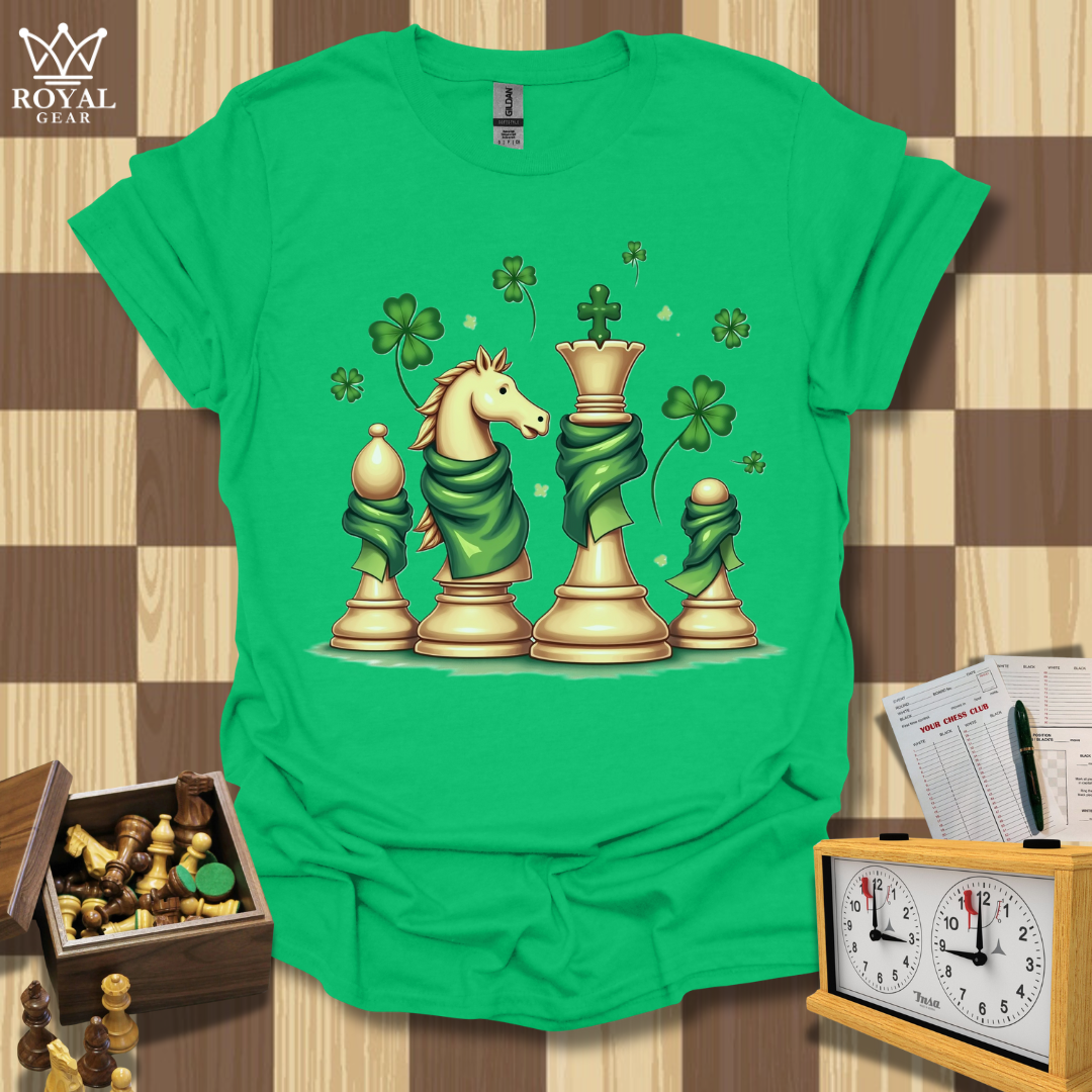 St. Patrick's Day Chess Pieces T-Shirt