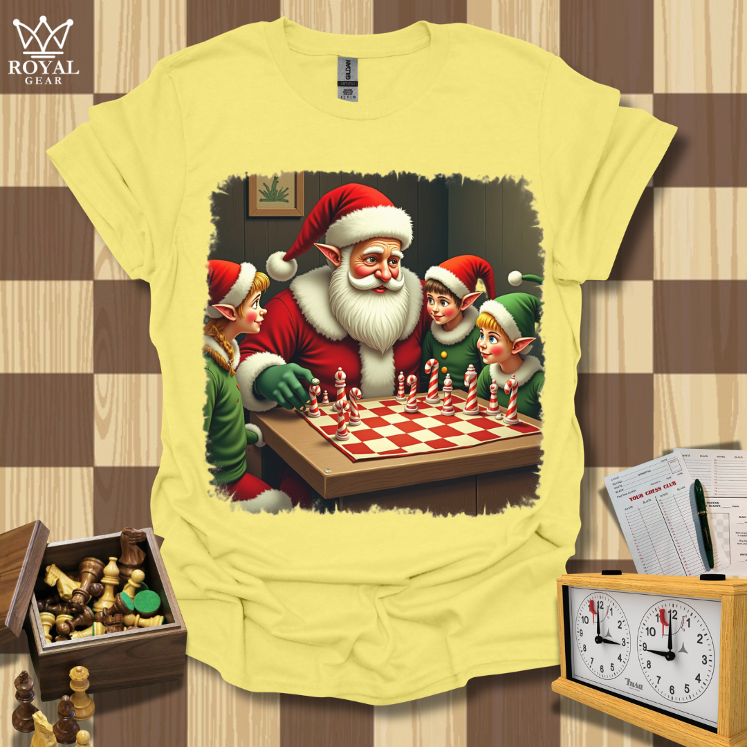 Santa Showdown Chess T-Shirt