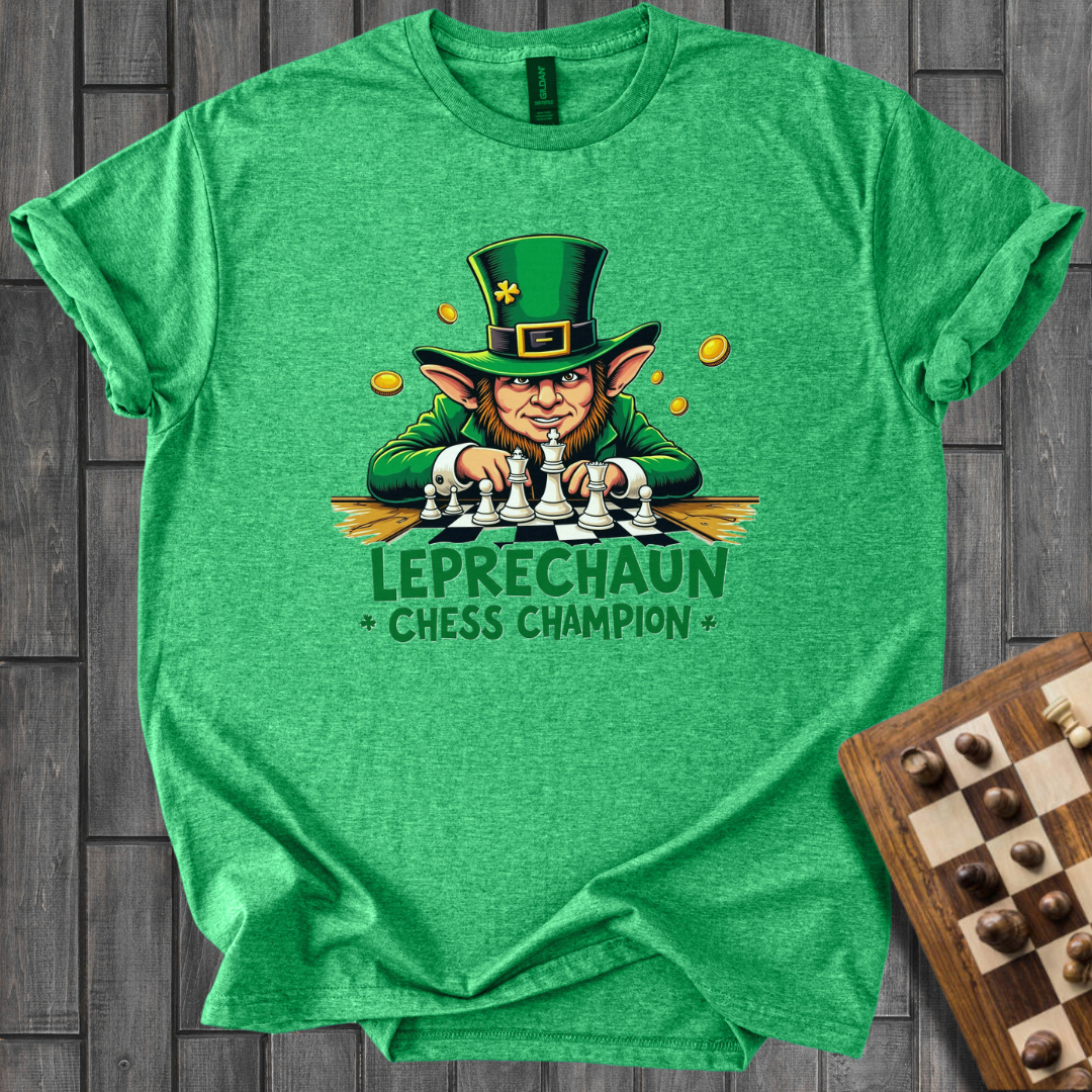 Leprechaun Chess Champion T-Shirt