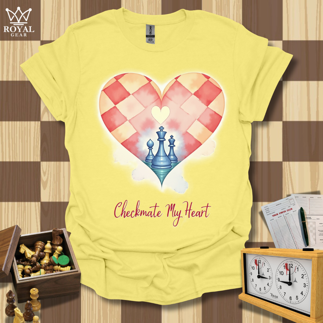 Checkmate My Heart Chess T-Shirt