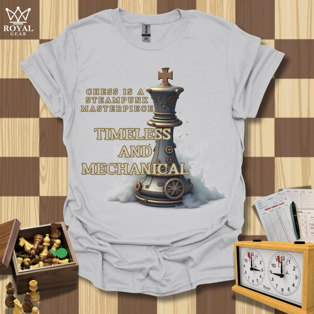 The Gilded Guardian Chess T-Shirt