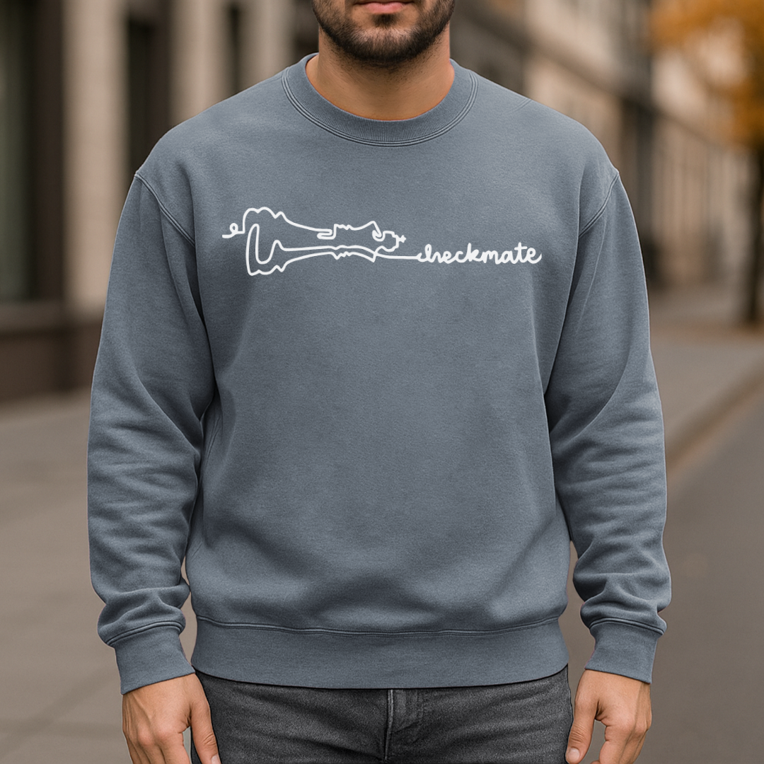 Signature Checkmate Garment-Dyed Sweatshirt
