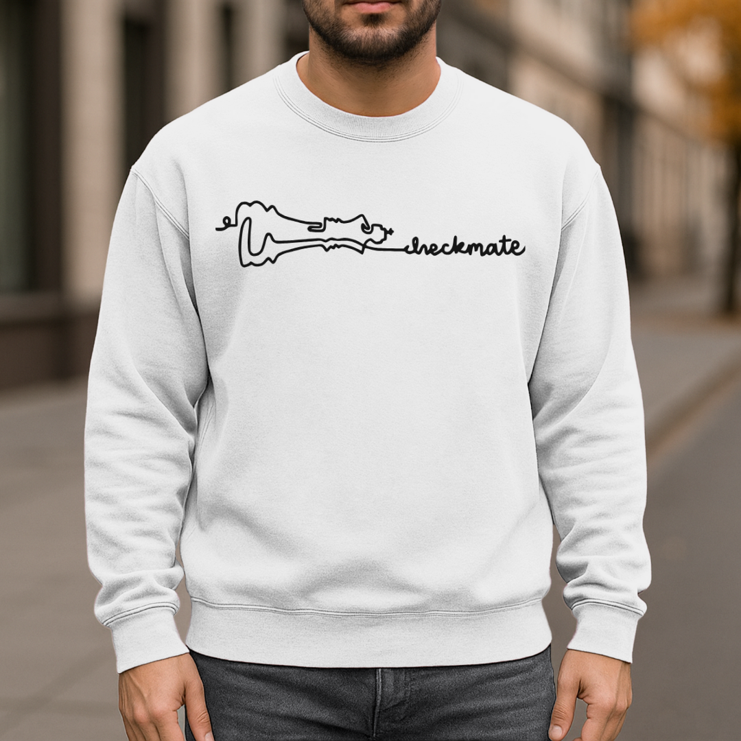 Signature Checkmate Garment-Dyed Sweatshirt
