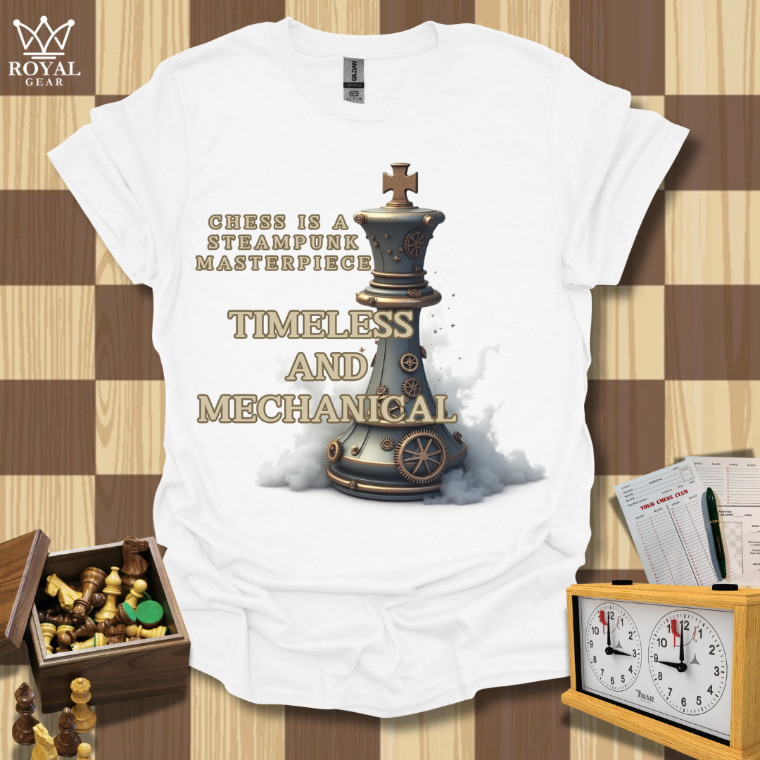 The Gilded Guardian Chess T-Shirt