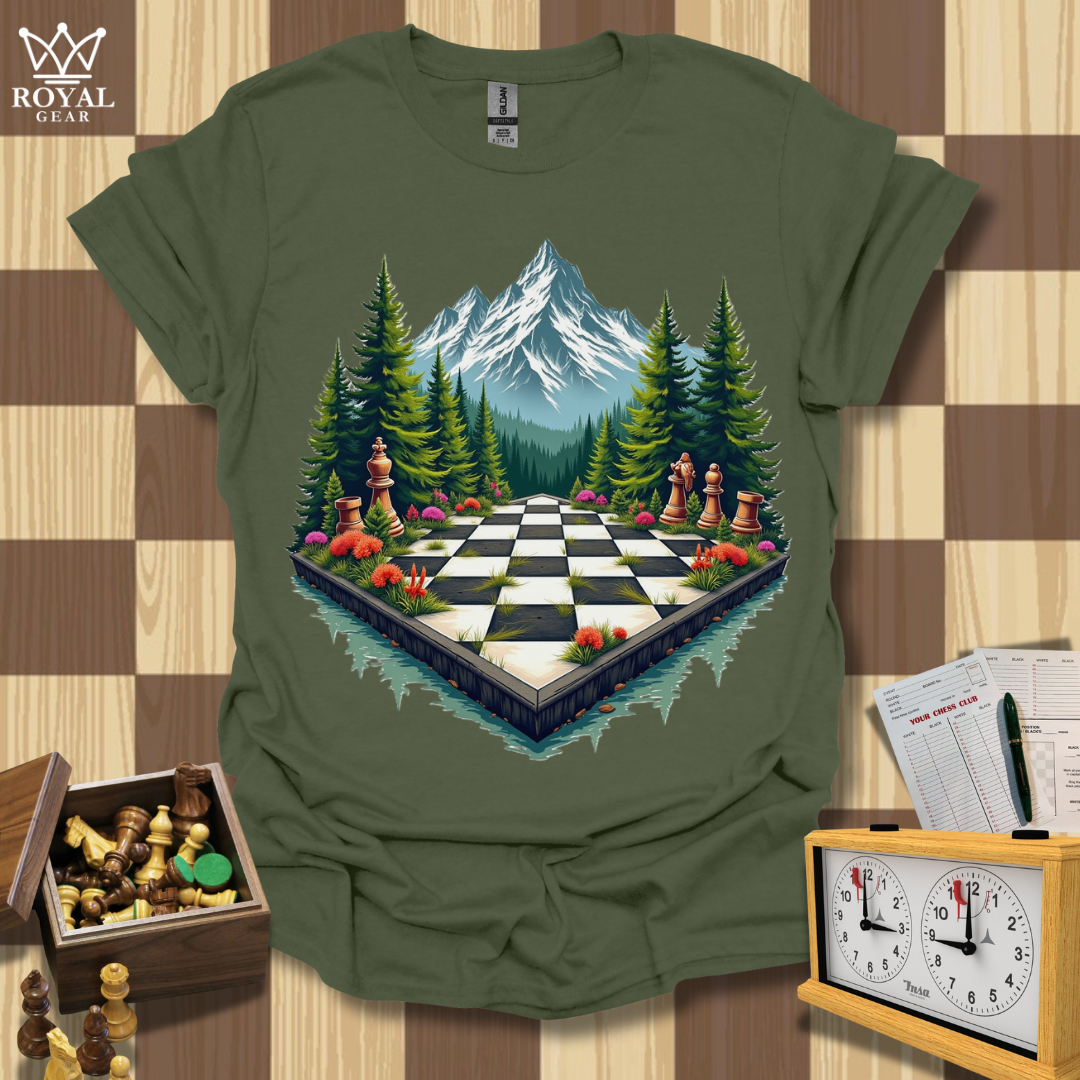 Green Peaks Chess T-Shirt