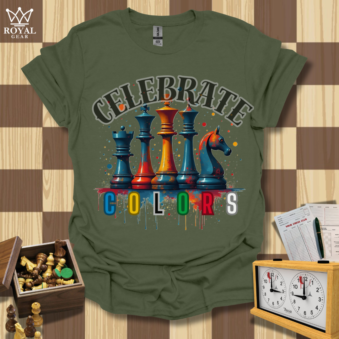 Futuristic Royalty Chess T-Shirt