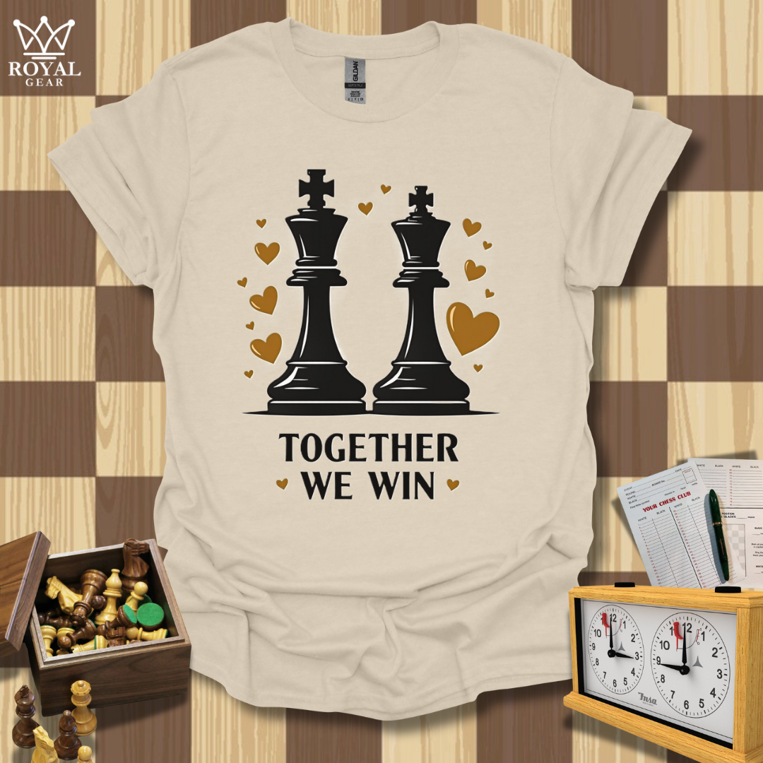 Together We Win Chess T-Shirt